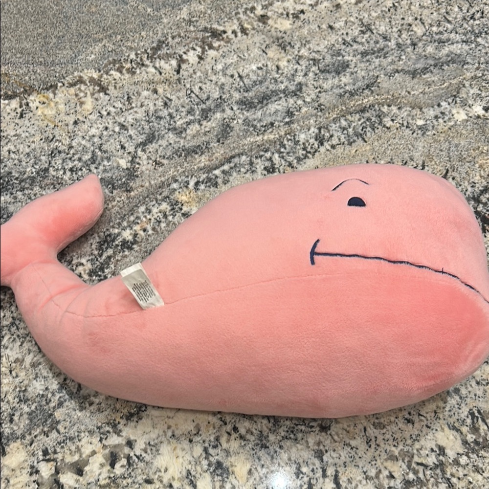 Plush Pink Whale pillow